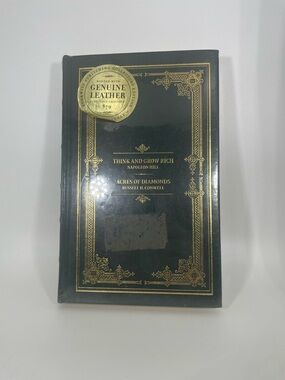 NEW & SEALED Think and Grow Rich & Acres of Diamonds Leather Collector’s Edition